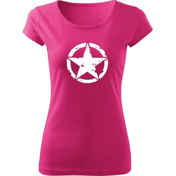 Image 1 of DRAGOWA дамска тениска, Звезда, розова, 150г/м2 (6502)