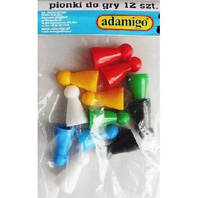 Pionki do gry 12 sztuk