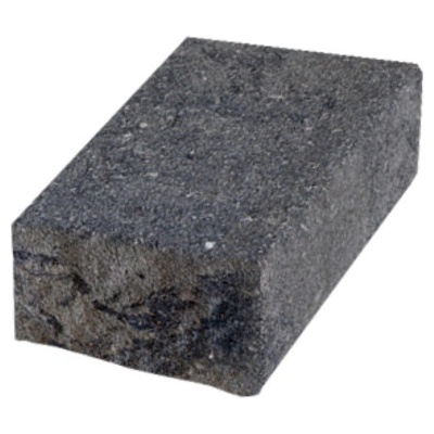 DITON Tvárnice Muráno 7/25 koncový 1/4 kámen 63x250x70 mm šedo-černá