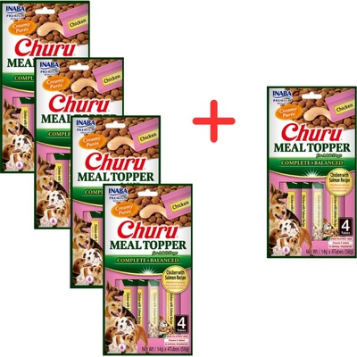 INABA Dog Meal Topper Chicken With Salmon Recipe 4 x 14 56 g