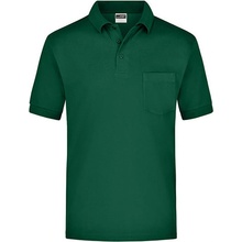 James & Nicholson pánska polokošeľa JN026 Dark Green