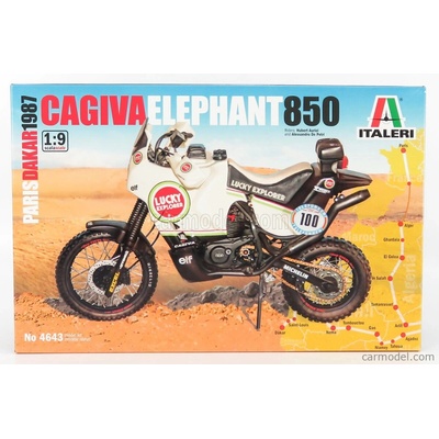 Italeri Cagiva Elephant 850 Rally Paris-dakar 1987 H.auriol A.de Petri 1:9