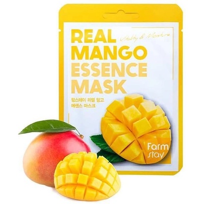 FarmStay Маска за лице с екстракт от манго FarmStay Real Mango Essence Mask (SNP800338)