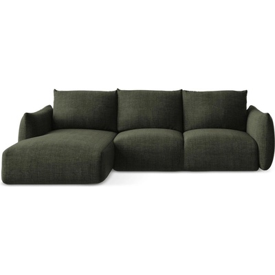 makamii Зелен сгъваем ъглов диван (ляв ъгъл) Leila - Makamii (LEILA_LCF_43_P1_C4)