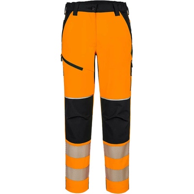Portwest T141 PW3 Hi-Vis dámske strečové nohavice Orange/Black
