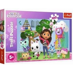 Trefl Puzzle 100pcs. Gabis Cat House Trefl 16464