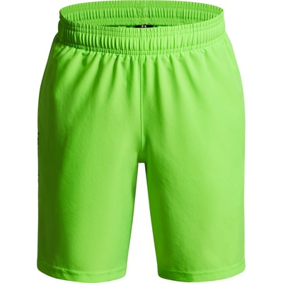 Under Armour B TECH WOVEN WORDMARK SHORTS zelené 1383341-389