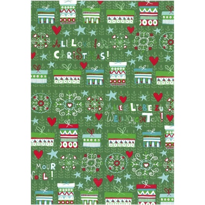 papír vánoční balicí 0,7x10m mix – Zboží Mobilmania