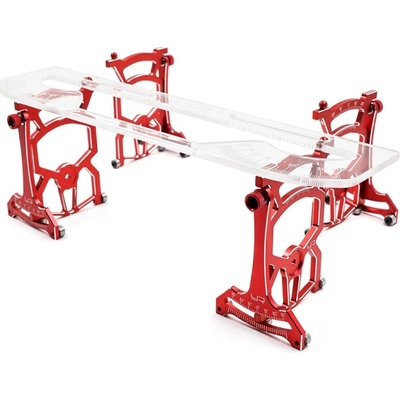 Yeah Racing Setup kit pre podvozok 1/10 On Road v praktickej taške ver.3 červený