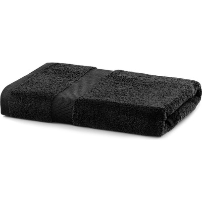 DecoKing Bavlnený uterák Marina čierny 70 x 140 cm