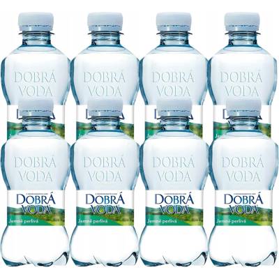 Dobrá voda jemně perlivá 8 x 250 ml
