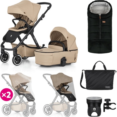 PETITE&MARS kombinovaný ICON 2v1 Mocha Beige XXL AIR 2024