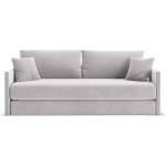 Cosmopolitan Design Светлосив кадифен сгъваем диван 209 cm Shannon - Cosmopolitan Design (COS_3SF_44_F1_SHANNON8)