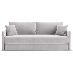 Cosmopolitan Design Светлосив кадифен сгъваем диван 209 cm Shannon - Cosmopolitan Design (COS_3SF_44_F1_SHANNON8)
