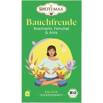 Shoti Maa Био чай Bauchfreude - розмарин, копър и анасон - 16 пакетчета чай