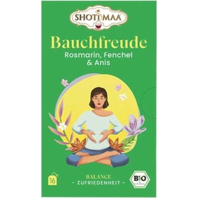 Shoti Maa Био чай Bauchfreude - розмарин, копър и анасон - 16 пакетчета чай