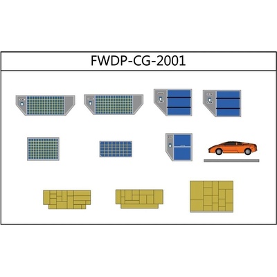 JC Wings Cargo add-on Set11 pcs 1:200