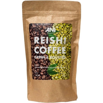 ANilab Zelená káva ANTIOXIDANTOVÁ BOMBA Zmes výberových pražených a RAW druhu Arabica 200 g