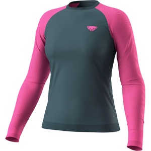 Dynafit Дамска тениска Dynafit Women's Ultra S-Tech L/S Tee Running shirt - Pink Glo - размер M/L (916-6639-0212)