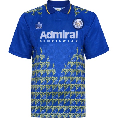 Score Draw Футболна фланелка Score Draw Score Draw Leeds United Away Shirt 1992/1993 - Blue/Yellow