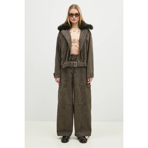 Kenzo Памучен панталон Dyed Canvas Cargo Pants (FE62PA0909GK.92)