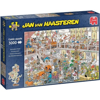 Jumbo - Puzzle Jan van Haasteren: Renovation Project - 3 000 piese