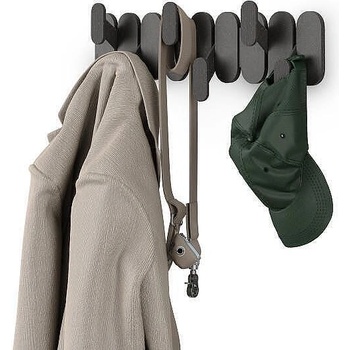 Umbra hk ltd (Канада) Закачалка за стена umbra tempo с 6 бр. куки - цвят черен (umbra 1022941-040)