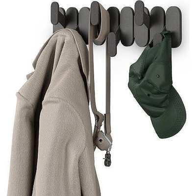 Umbra hk ltd (Канада) Закачалка за стена umbra tempo с 6 бр. куки - цвят черен (umbra 1022941-040)