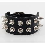 Black & metal гривна spikes 2 - bwz-180