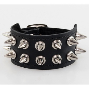 Black & metal гривна spikes 2 - bwz-180