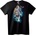 NOONEBRAND Тениска Бял Тигър Пламък - 2XL, Black
