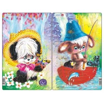 Image 1 of Larsen - Пъзел: Серия - "Животни" - 14 части, среден