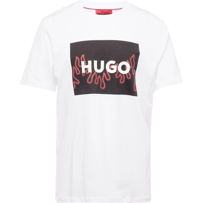 HUGO Red Тениска 'Dulive' бяло, размер L