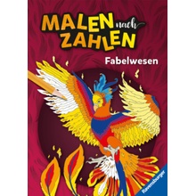 Ravensburger Malen nach Zahlen Fabelwesen - 32 Motive - 24 Farben - Malbuch mit nummerierten Ausmalfeldern für fortgeschrittene Fans der Reihe