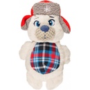 Flamingo Vianočný polárny medveď plyšový pre psov 27 cm