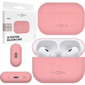 FIXED Ultratenké silikonové pouzdro Silky pro Apple AirPods Pro 2 FIXSIL-999-PI