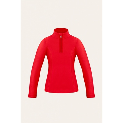 Poivre Blanc W24-1540-JRGL Micro Fleece Sweater Scarlet Red