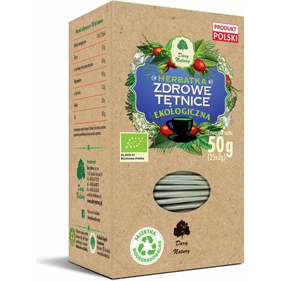 Dary Natury Билков БИО Чай за здрави кръвоносни съдове, 25 филтърни пакетчета х 2 g | Dary Natury (864366 DN)