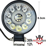  Халoген -LED- 30W 8см. 12-24V ( 1бр. ) -891326-1 ('257832)