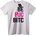 NOONEBRAND Тениска Be FUC BITC - 2XL, White