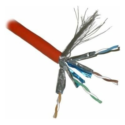 Planet KAB-FUTP5e/6A-D-LSO-OR-M FTP Cat5e (fyzicky 6a) 4pár 1m