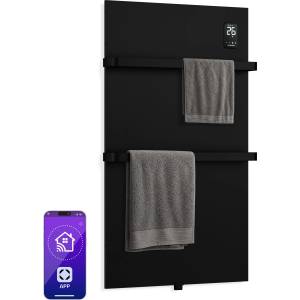 Klarstein Интелигентен инфрачервен панел BathRadiant | 600 W | 10 м2 | Сензорно управление и гласов асистент (WFH-600TW7) (WFH-600TW7) - klarstein