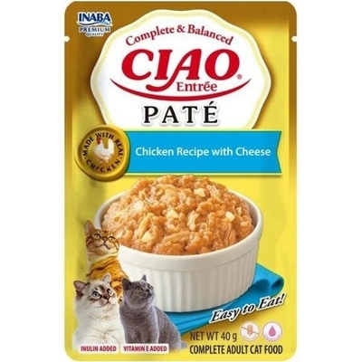 INABA CAT CIAO ENTRÉE PATE kuře a sýr 40 g