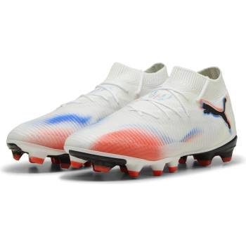 PUMA Дамски футболни бутонки Puma King Pro Light Up Womens Artificial Ground Football Boots - White/Black/Red
