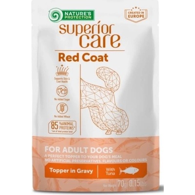 Nature's Protection Dog Superior Care Red Coat Adult Tuna 70 g