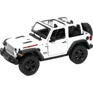Kinsmart Метална количка Kinsmart - 2018 Jeep Wrangler Open Top, 1: 34, бяла (54079)
