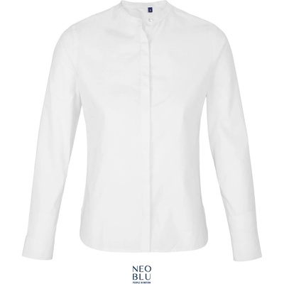 Neoblu 3787 BART WOMEN / Дамска риза с дълъг ръкав от поплин - оптически бяло L (243787z1503)