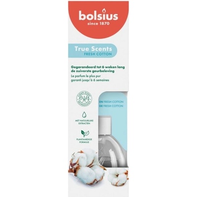 TRUE SCENTS Osviežovač vzduchu BAVLNA s tyčinkami 60 ml