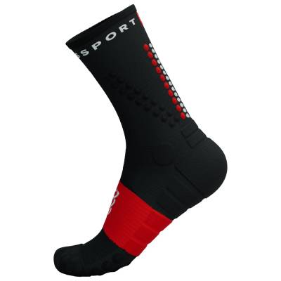 Чорапи за бягане Compressport Ultra Trail Socks V2.0 Running socks - Black / Red - размер T1 (201-8601-0111)