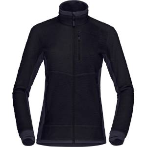 Norrøna Дамско поларено яке Norrøna Women's Falketind Warm1 Active Jacket Fleece jacket - Caviar Black (105-7308-0113)